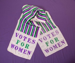 suffragette sash